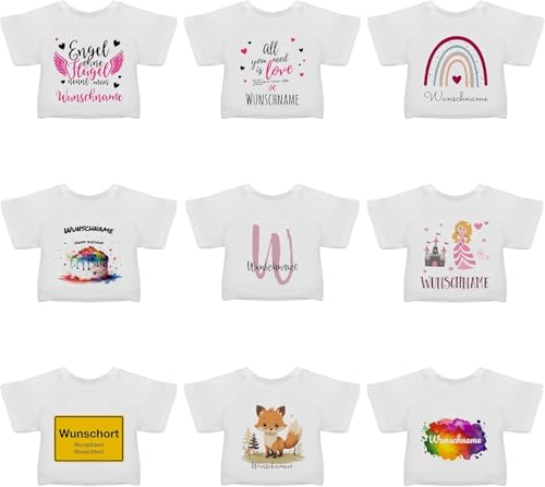 printplanet® - Kuscheltier Hund mit eigenem Foto, Namen oder Text Bedrucken - 17 Designs - Stofftier