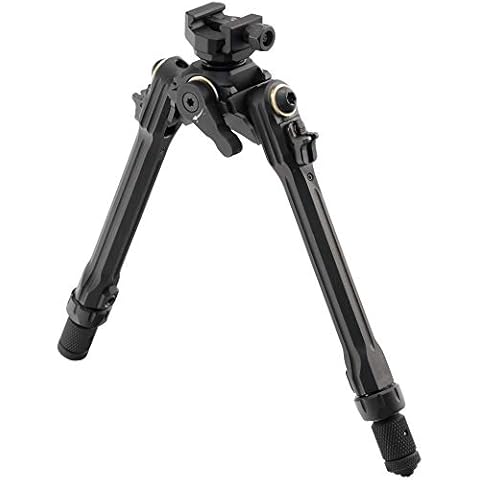UTG PRO TBNR Bipod, 8.5"-11" Center Height, Picatinny, Black, one Size (TLUBP01) Cover
