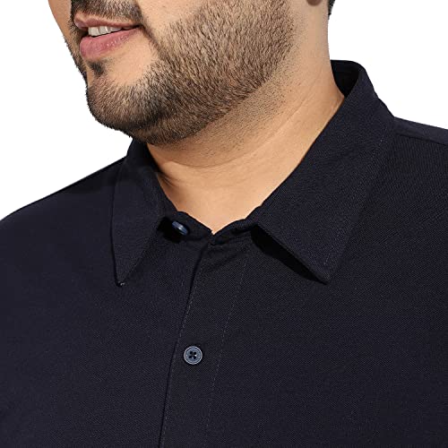 Image of CAHOOT Instafab Plus Men's Button Up Regular Fit Shirt for Casual Wear | Modern Clothing Shirt Crafted with Regular Sleeve, Comfort Fit & High-Performance for Everyday Wear