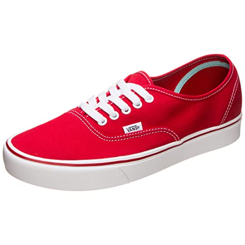 Vans Authentic ComfyCush Baskets, rouge/blanc, 11.0 US - 44.5 EU - 10 UK