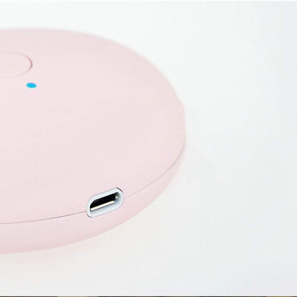Scaldamani Power Bank Ricaricabile Scaldamani Scaldamani Elettrico Portatile Scaldamani Tascabile USB a Doppio Lato Power Bank, Rosa