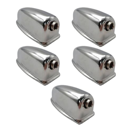 5 piezas de abrazaderas para caja (teardrop), accesorio musical reflectante, color plateado miniatura 1