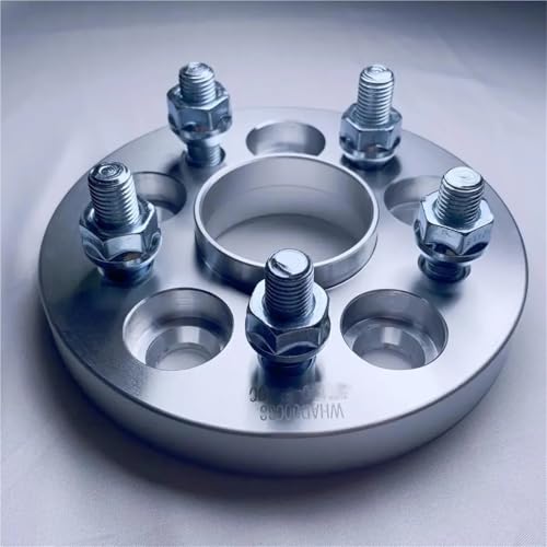 PNBVW 1 Espaciador Adaptador de Rueda de 25 mm P//C//D 5x100 Buje C//e//n//t//r//i//c Pernos de orejeta de 56,1 mm M12x1,5