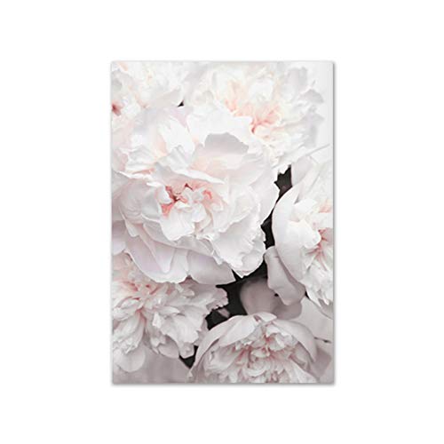 litymitzromq Canvas Print Wall Art Painting, Flower Letter Canvas Painting Wall Living Room Bedroom Picture Poster for Home Living Room Bedroom Bathroom Kitchen Office Wall Decor 2# 2130cm