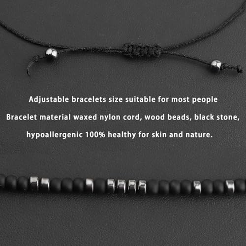 MAOFAED Where You Lead I Will Follow Morse Code Matching Bracelet for Friendship, Couples4