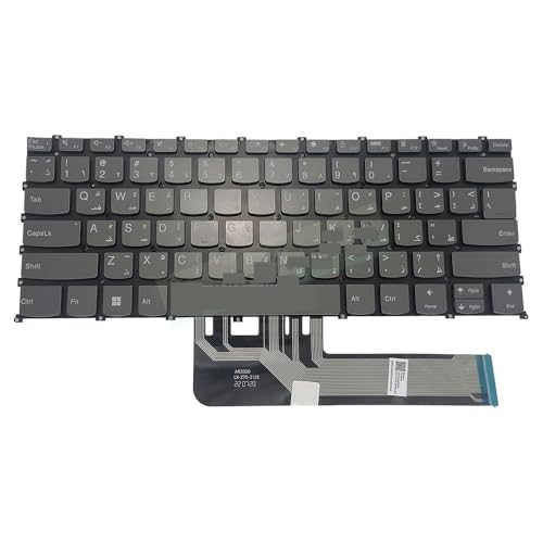 Lenovop USVAArAobNCgL[{[h IdeaPad Slim 5 14iil 5-14IIL05 14ITL05 Flex 14ARE05p pL[{[h SN20M6148561485(Arabic Light)