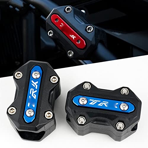 Protector de parachoques Benelli TRK 502 evita daños en caídas bloque CNC plata 3
