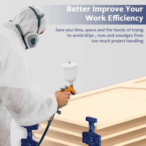 Paint Racks, Spray Paint Drying Racks, Painters Painting Brackets, Door Painting Rack For Cabinets, Paint Interior Or Exterior Doors And Trim & Kitchen Cabinet Doors For Stacking System(Pack Of 8) #TOP6