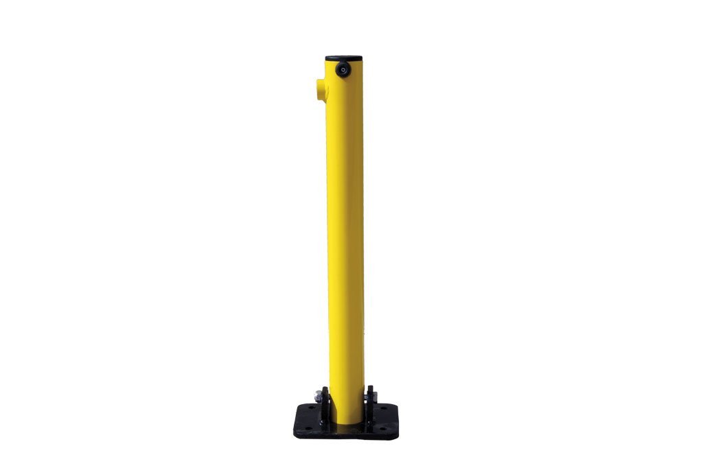 Poteau Rabattable Pour Place Parking Avec Serrure 610 Mm