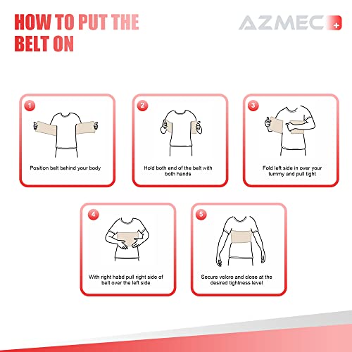 Faja para costillas Azmec ajustable universal para hombre miniatura 6