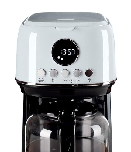 Ariete 1396 Cafetière à filtre moderne Café américain Capacité jusqu'à 15 tasses Base chauffante Écran LCD Filtres amovibles - vue 7