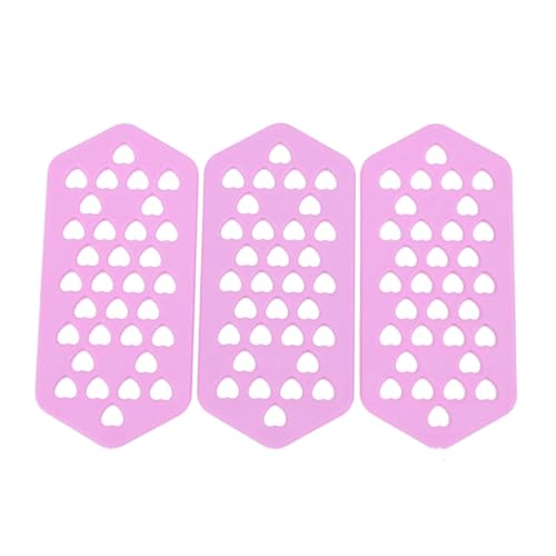 TOVINANNA Pieza Sin Rastro Para Peluquería Láminas Resistentes Al Calor Protector Térmico Para Extensiones De Cabello Espaciador 10 Pcs Color Aleatorio