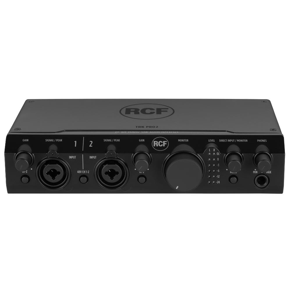 RCF TRK PRO2 interfaz de audio USB de 24 bits/192 kHz