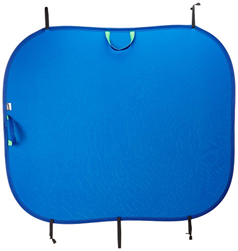 Manfrotto-Fond Pliant Chromakey réversible - 1,5 m x 1,8 m-Bleu/Vert