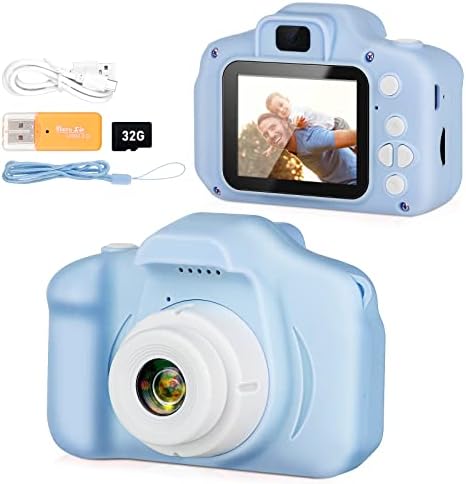 Vasttron Kids Camera Toys Girls Boys Gifts for Age 3-12 Toddler HD Digital Video Cameras Portable Children Selfie Camera with 32GB SD Card