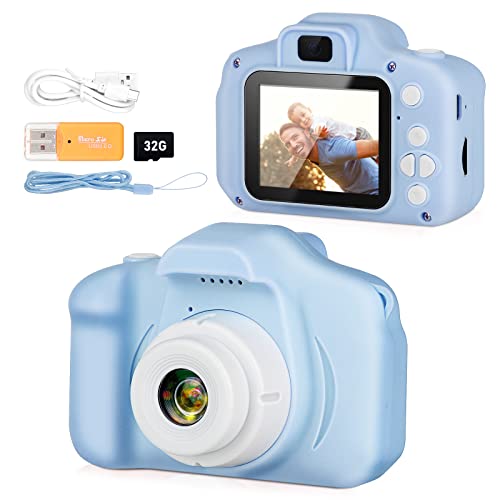 Vasttron Kids Camera Toys Girls Boys Gifts For Age 3-12 Toddler Hd Digital Video Cameras Portable Children Selfie Camera With 32Gb Sd Card #TOP28