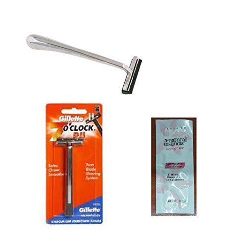 7 O'clock PII Trac Ii Razor + Trac Ii Chrome Handle with Free Trial Sized Item