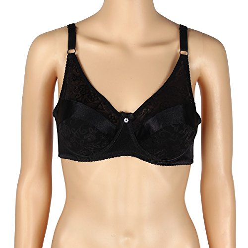 Kitchnexus Mastektomie BH Prothesen Transgender Crossdresser Mit Taschen Schwarz/Hautfarbe