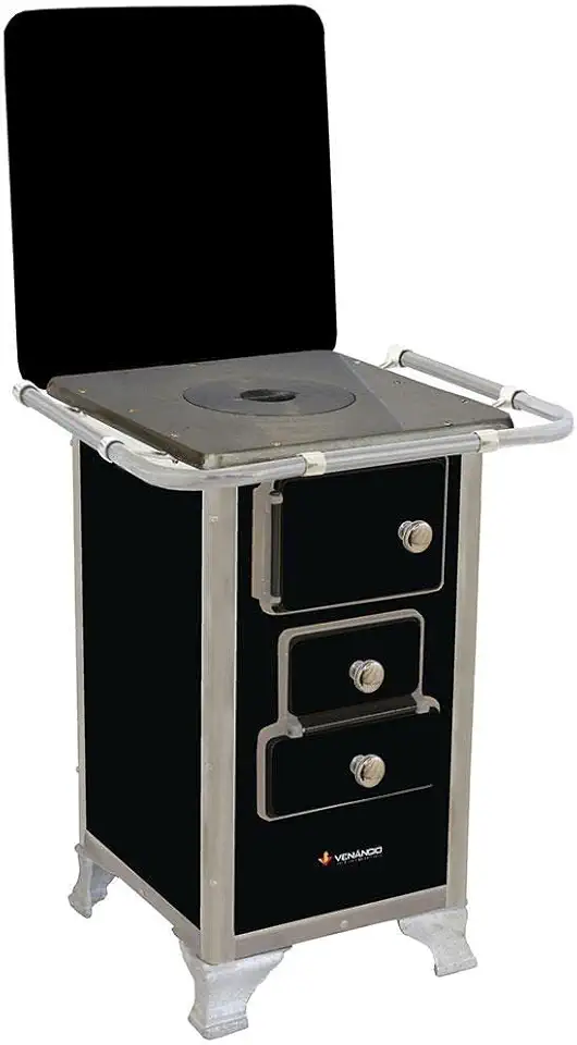 Fogão a Lenha 00 Venâncio com Tampa Preto 00tpr