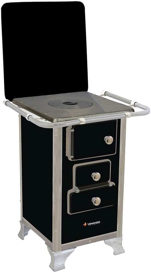 Fogão a Lenha 00 Venâncio com Tampa Preto 00tpr