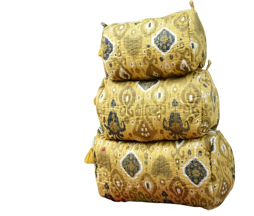 Sacs kit de rasage en coton fait à la main INDACORIFY : l'excellence du matelassage indien