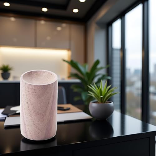 Black Walnut Wood Essential Oil Diffuser, Wooden Aromatherapy Round Office Home Car Diffuser, Small Wooden Diffuser for Essential Oils Aromatherapy Diffusers, Health and Household - Image 6