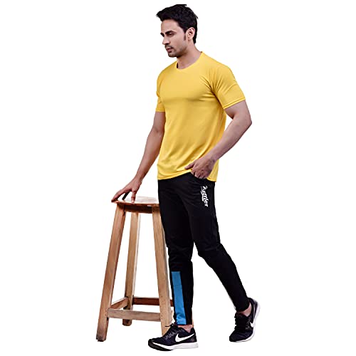Image of Fashionbazzar4u Men's Cotton Blend Regular Fit Solid Round Neck T-Shirt
