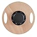KM-Fit Balance Board rund | Therapie-Kreisel aus Holz | Gleichgewichtstrainer mit Handgriffen | Indoorboard, Wackelbrett für Koordinationstraining | Kraft- & Gleichgewichtstrainer