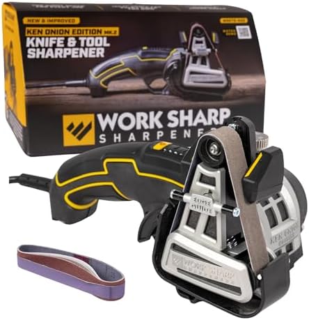 Work Sharp Ken Onion Knife Sharpener Tool - Adjustable Knife Sharpening System - For Knives, Scissors, Serrated Blades, & Tools