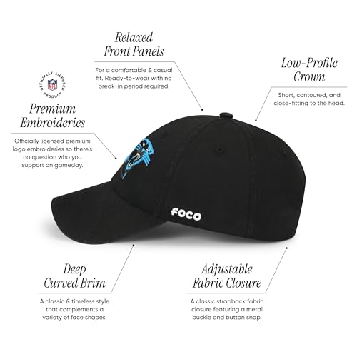 Image of FOCO NFL Mens NFL Team Logo Casual Hat Caps