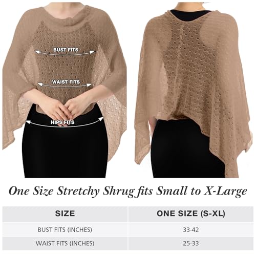 Women Sheer Poncho Shrug Lightweight Women Cape Poncho Shrug Sheer Blouse Top Bolero Shawl for Evening Dress2