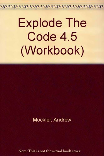 Explode The Code 4.5 (Workbook): Mockler, Andrew: Amazon.com: Books