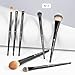 BK BEAUTY - NIKKI LA ROSE N17 MULTI-PRO FACE BRUSH – Dual-Sided Paddle Brush for Face Application, Liquid, Powder Blending - Bronzer, Contour, Blush, Foundation