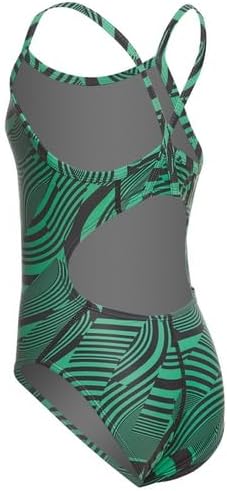 iSwim Thin Strap One Piece Swimsuit Youth Girls' Athletic Training Swimwear, UPF 50+, Quick Dry, Lined, Performance Fit - Image 2