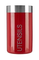 Premier Housewares 508536 Liberty Utensil Holder - Red , H18 x W10 x D10cm