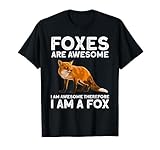 Cool Fox Design For Men Women Kids Wildlife Animal Fox Lover T-Shirt