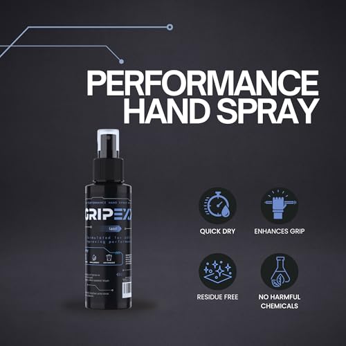 GRIPEXX Sports Hand Grip Spray (4oz)- Boost Performance, Enhance Control and Maximize Grip - for Athletes: Tennis, Football, Pole Dancing, Basketball, Baseball, Golf, etc- Natural Rosin-Based Formula - Thumbnail 2
