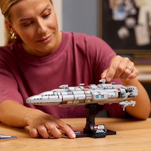 Star Wars 75405 Starcruiser Home One, Modellino da Costruire di Astronave da Collezione con Fregata Medica Nebulon-B, Idea Regalo di Compleanno per Adulti, Uomo e Donna da Il Ritorno dello Jedi - Lego - Immagine 8