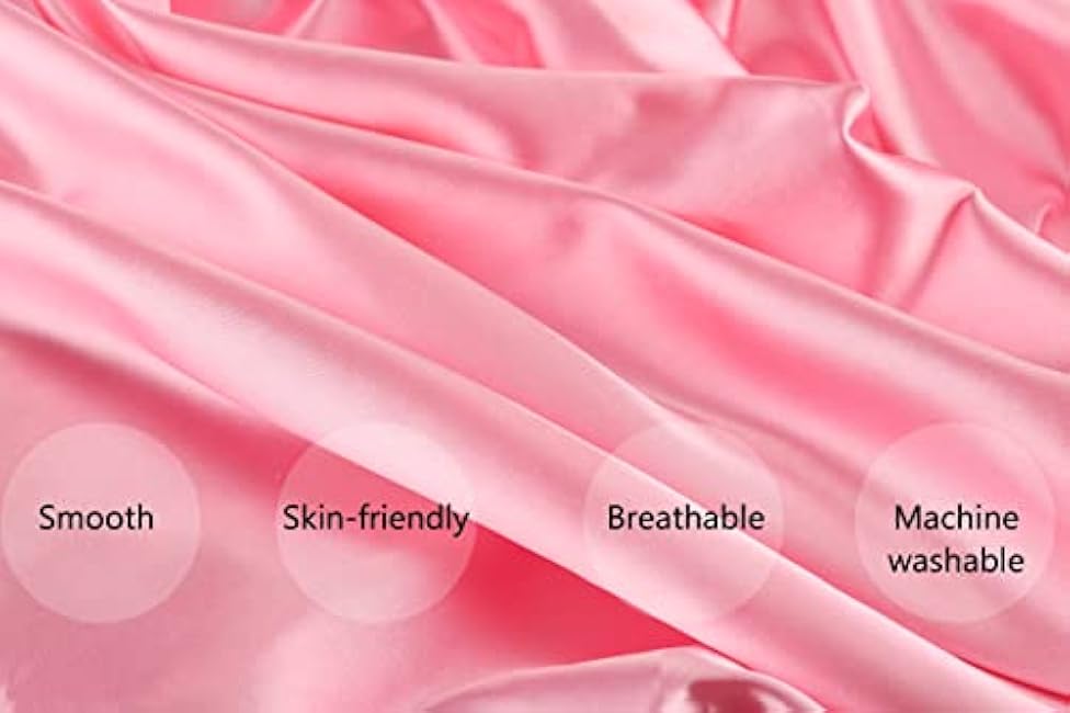 Satin Pack n Play Sheet Set 2 Pack Ultra Soft Silk Fitted Mini Crib Sheets Playard Sheet Protect for Baby Hair and Skin, Grey & Pink