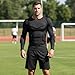 yeeplant Protective Football Shirt: Men's Padded Training Long Sleeve, Impact Resistant Gear