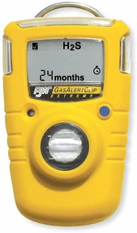 GasAlertClip Extreme Personal Monitor; Hydrogen Sulfide (H2S), 2-Year
