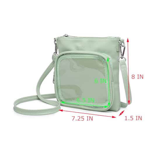 Image of Mini Ita Crossbody Purse, Pin Display Small Shoulder Bag For Anime