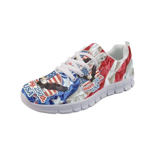 Image of GIFTPUZZ Mens Lace Up Athletic Trainers Running Sneakers Wedge Breathable Gym Lightweight Sports Tennis Shoes