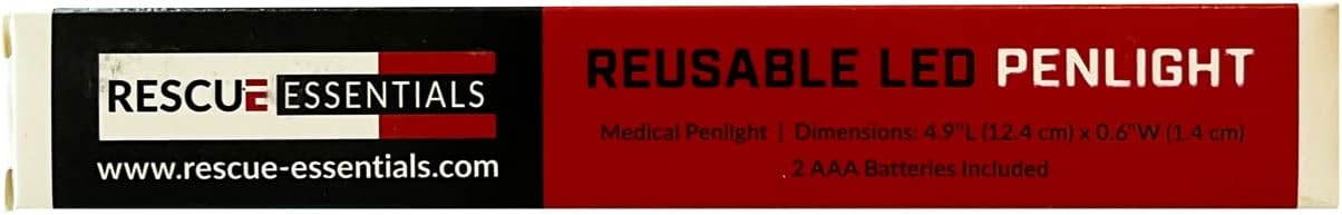 Rescue Essentials Reusable LED Penlight, Blue