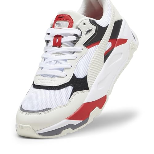 PUMA Men Trinity Baskets, Puma White Vapor Gray Puma Black, 44 EU