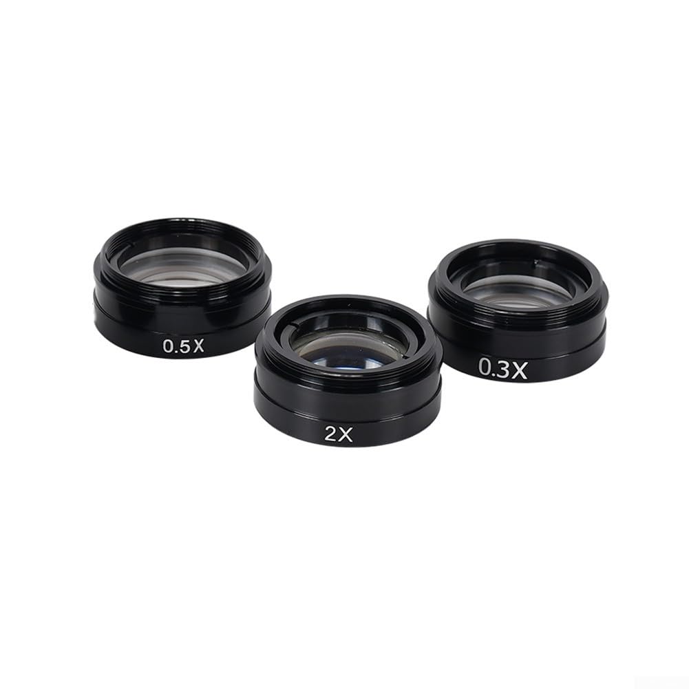 Barlowlinse für Stereomikroskop, 42 mm Befestigungsgewinde, Verstärkungsvergrößerung (0,5-fach)