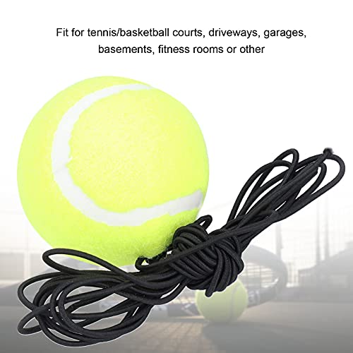 Tennis Ball with String, Tennis Practice Tool Elastic Rope Tennis Ball Practice Ball with Rope for Other Open Spaces for Garages - Image 3