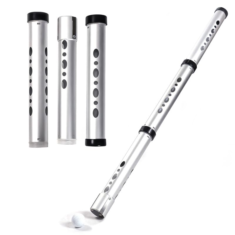 Number-one Golf Ball Retriever Aluminum Alloy Picker Upper Tube 40 Inch Golf Balls Shagger Grabber Ball Collector Pickup Tool Device for Men Women Hold up to 25 Golf Balls
