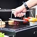 HULISEN Stainless Steel Burger Press, 6.2 inch Round Burger Smasher, Professional Griddle Accessories Kit, Grill Press Perfect for Flat Top Griddle Grill Cooking