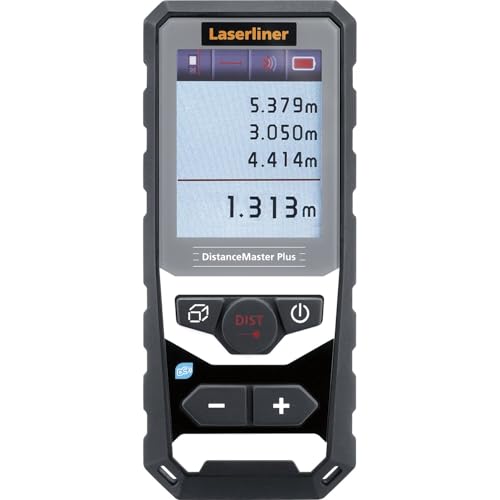 Laserliner Laser Entfernungsmesser DistanceMaster Plus 100m Lasermessgerät mit Digital Connection für Smartphones